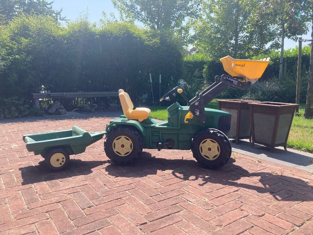 Farmer traptrekker met kar en laadbak, Ophalen, Gebruikt