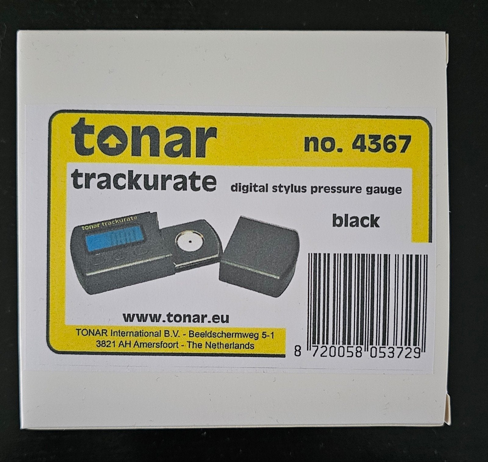Tonar Trackurate Digitale Naalddrukmeter - Zwart, Audio, Tv en Foto, Ophalen of Verzenden, Nieuw