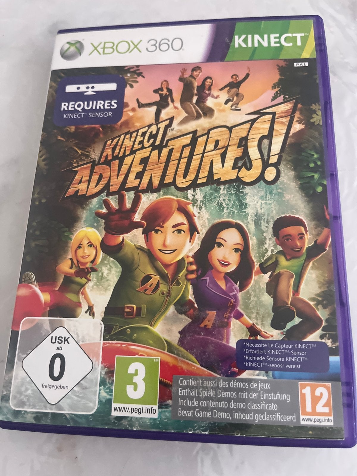 Kinect Adventures! Xbox 360 - Avontuurlijk familiespel, Avontuur en Actie, Eén computer, Ophalen of Verzenden, Zo goed als nieuw