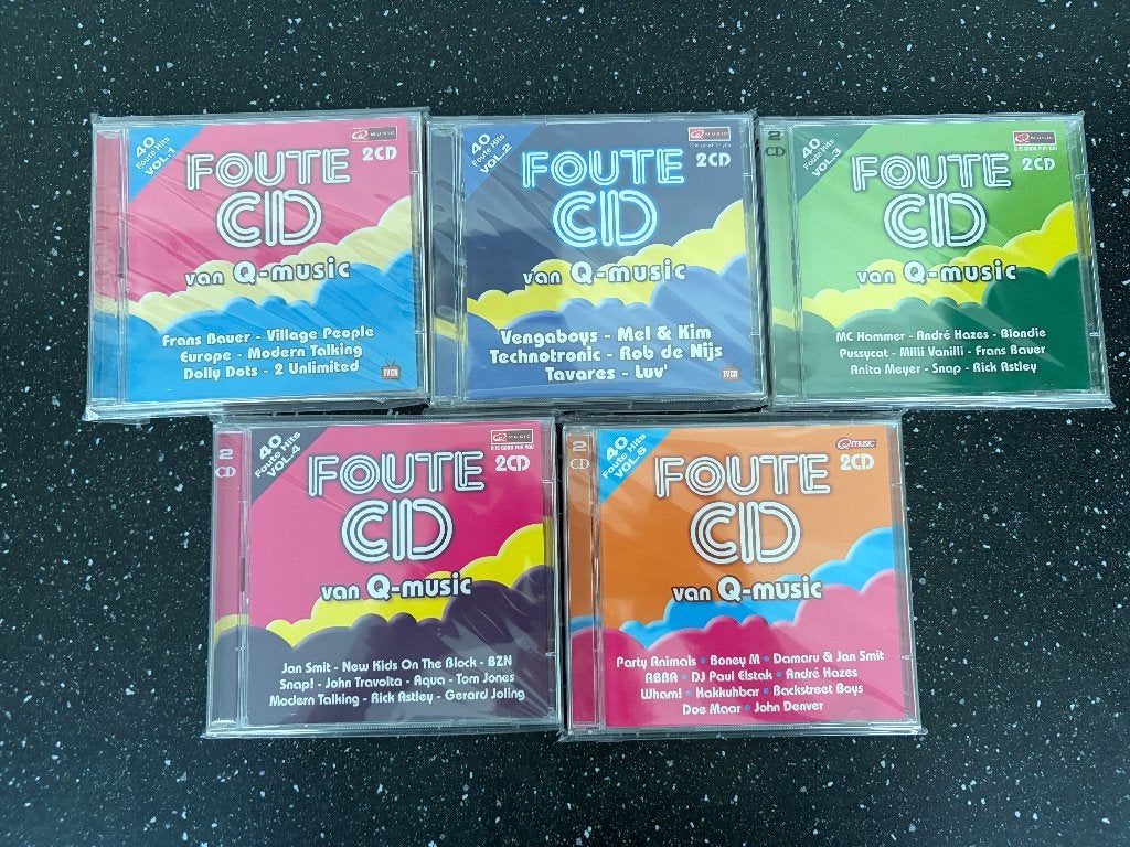 5 x Foute CD, Ophalen of Verzenden, Zo goed als nieuw, Pop, Album