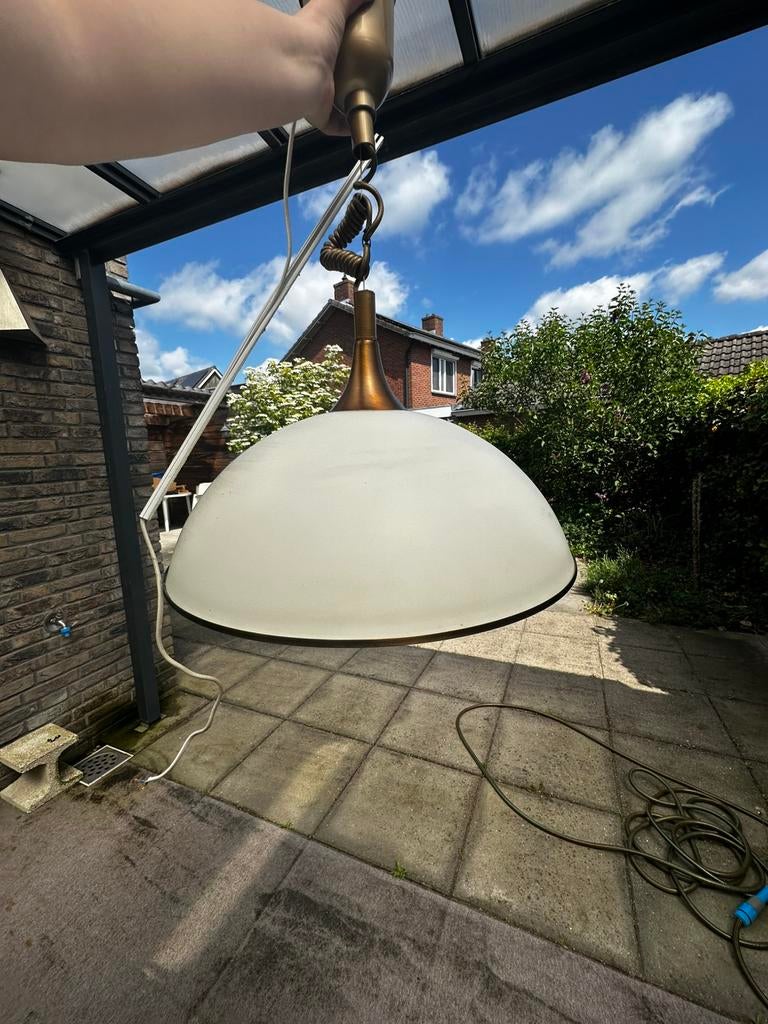 Vintage Steinhauer hanglamp, Overige materialen, Klassiek, Ophalen of Verzenden, Zo goed als nieuw