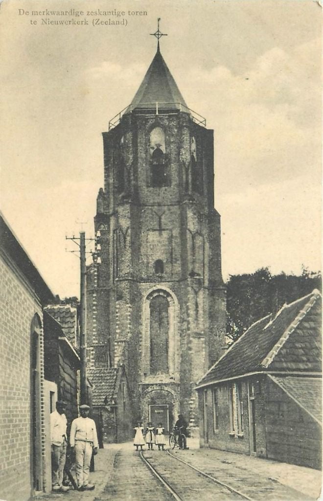 378-299-003 Nieuwerkerk Zeskantige Toren, Verzenden, Voor 1920, Zeeland
