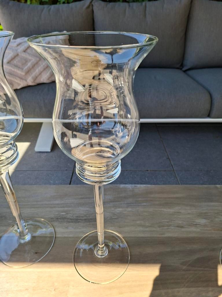Vazen op voet, Ophalen, Overige kleuren, Minder dan 50 cm, Glas