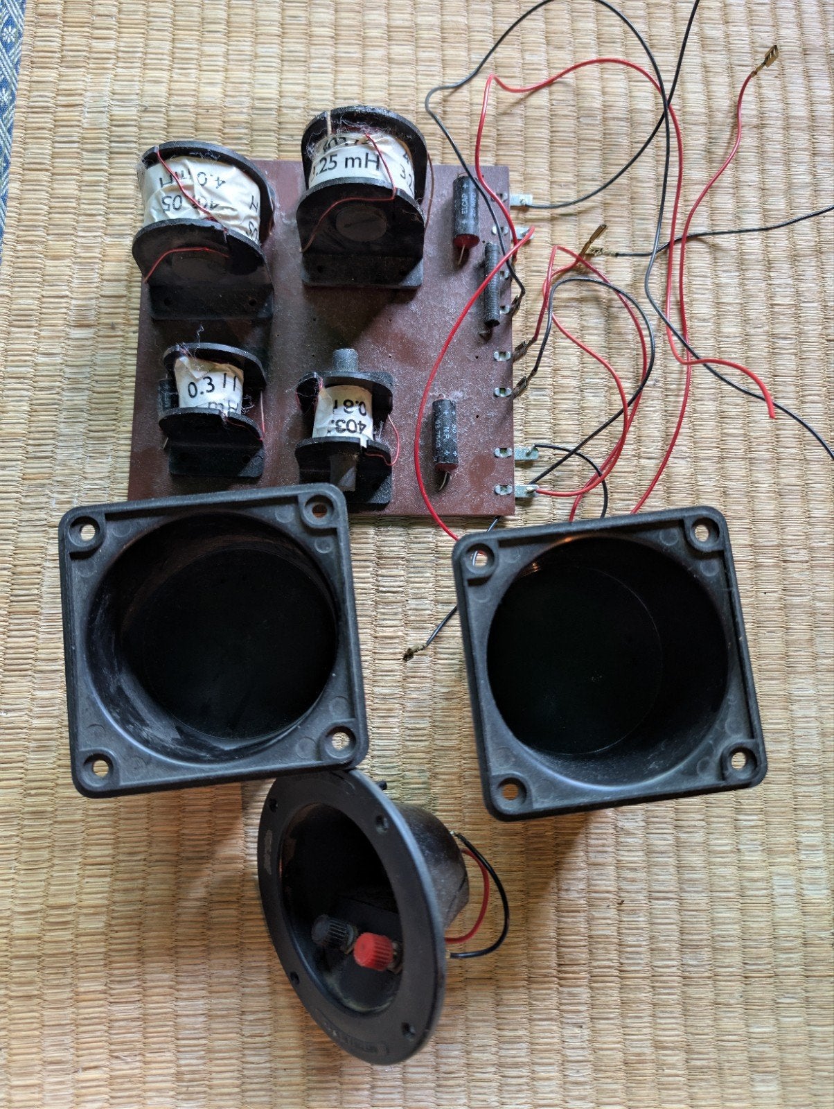 Onderdelen Wharfedale Denton,filter, terminal, tweeter kapje, Overige merken, Gebruikt, Overige typen, Ophalen of Verzenden