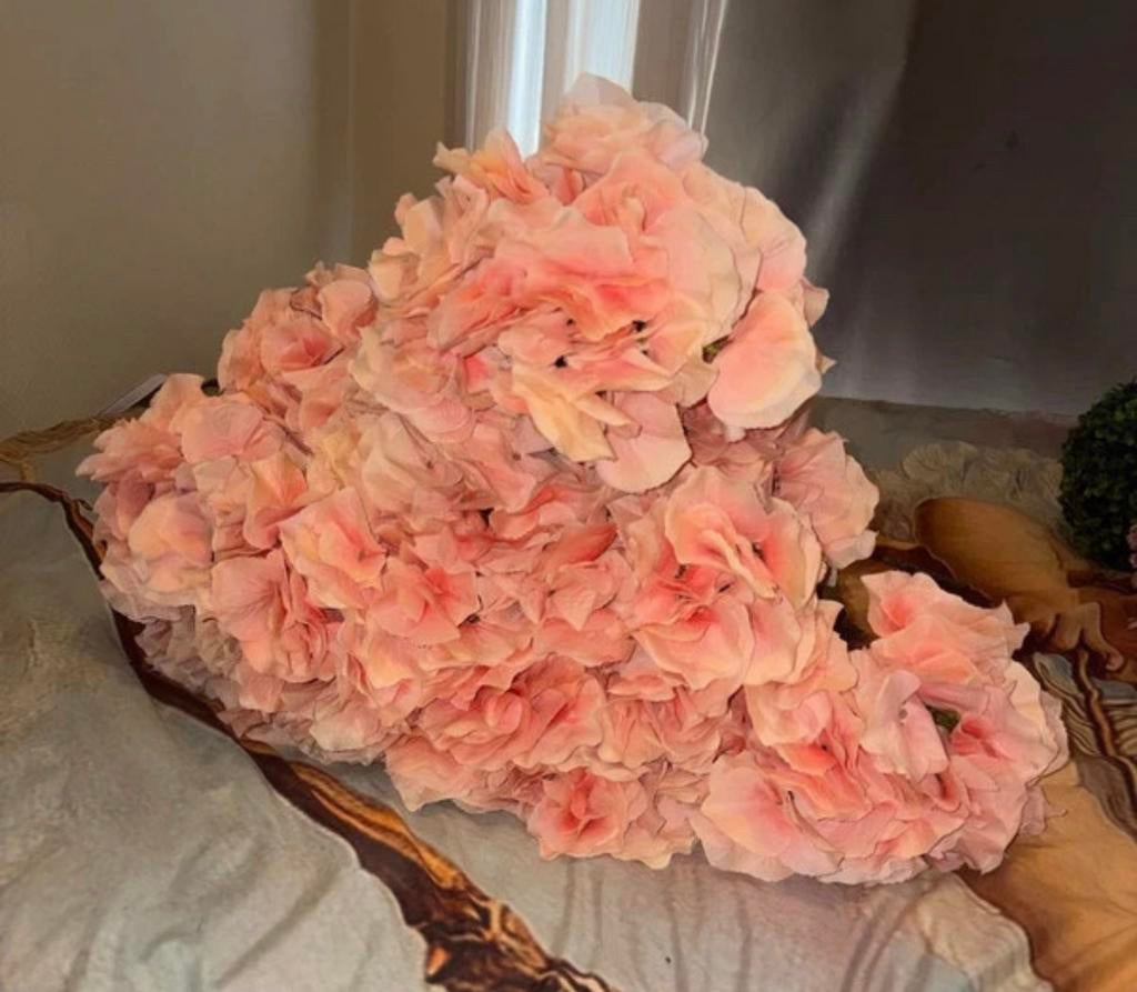 Kunstbloemen, Huis en Inrichting, Woonaccessoires | Kunstplanten en Kunstbloemen, Binnen, Roze, Ophalen of Verzenden, Zo goed als nieuw