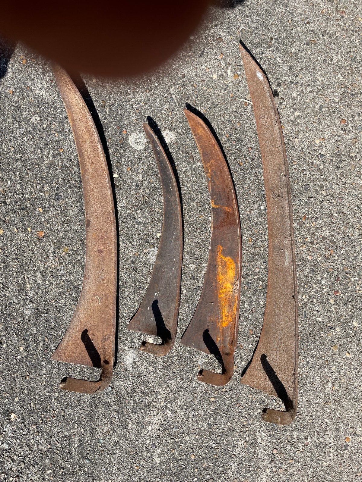 4 STUKS LOSSE ZEIS BLADEN, Ophalen, Gebruikt