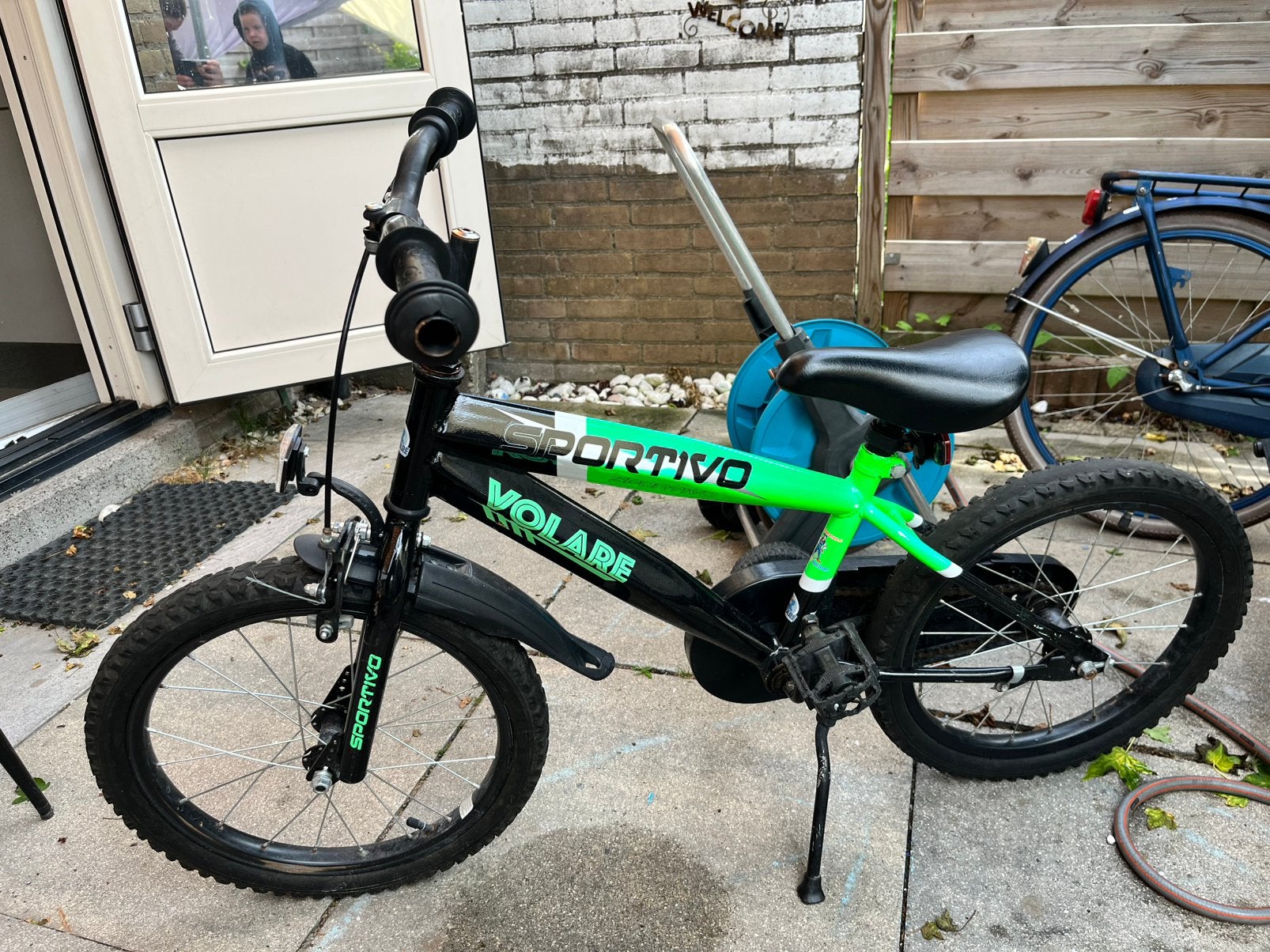 Jongensfiets 18 inch, Ophalen, Zo goed als nieuw, Staal, 16 tot 20 inch