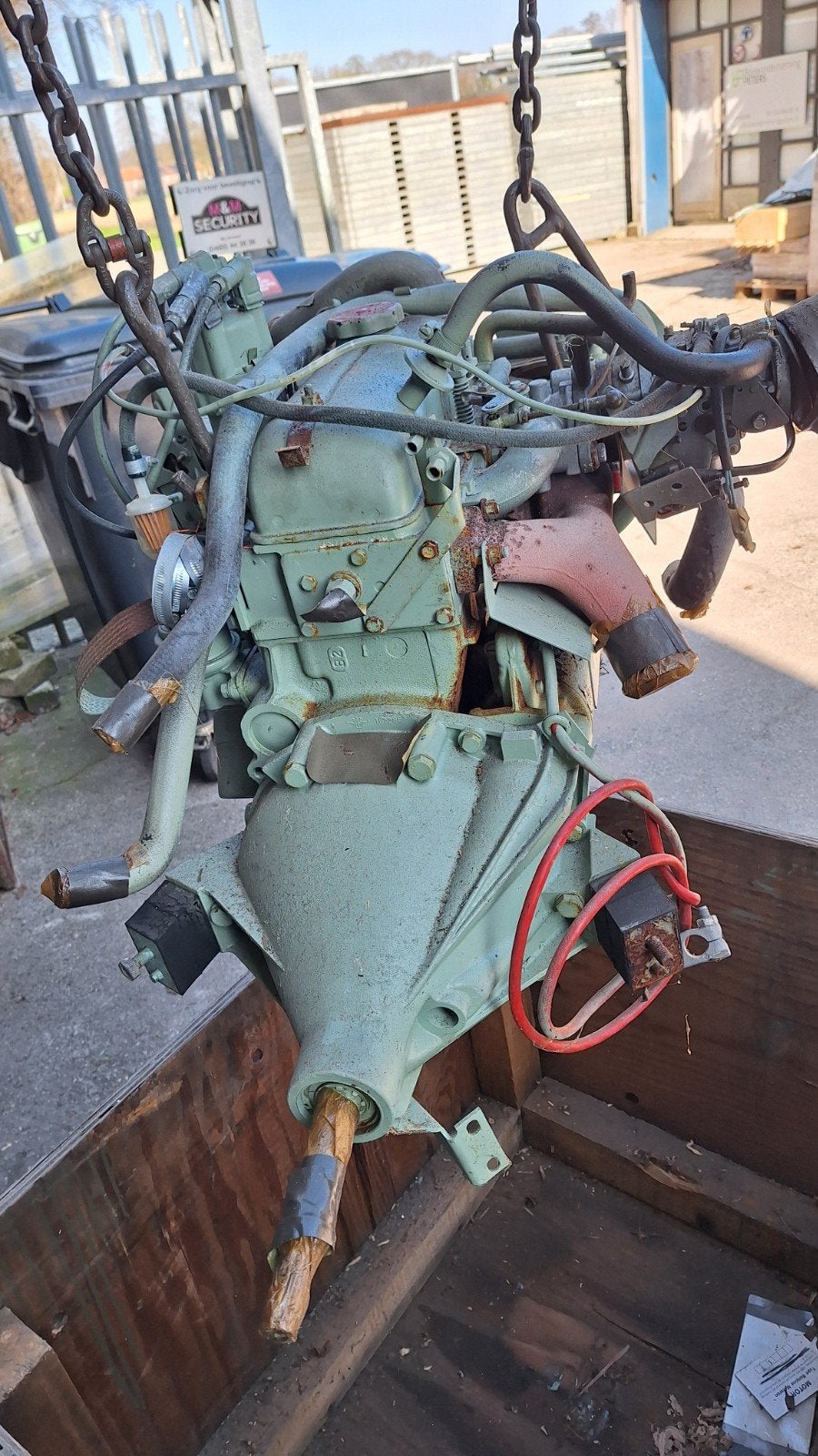 DAF YA 66 Motorblok, Ophalen, Landmacht, Nederland