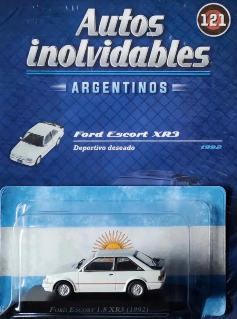 Ford Escort XR3 '92 schaal 1/43 serie Autos Argentinos # 121, Verzenden, Nieuw, Auto, Overige merken