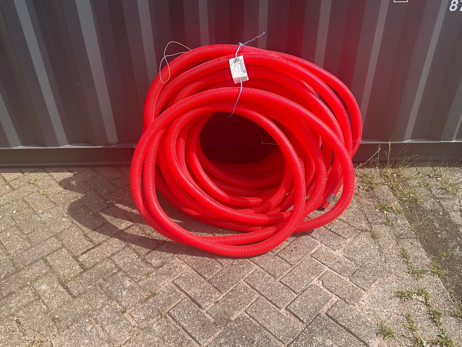 mantelbuis met trekdraad 50mm lengte +-25m, Ophalen, Pvc, 6 meter of meer, Overige typen