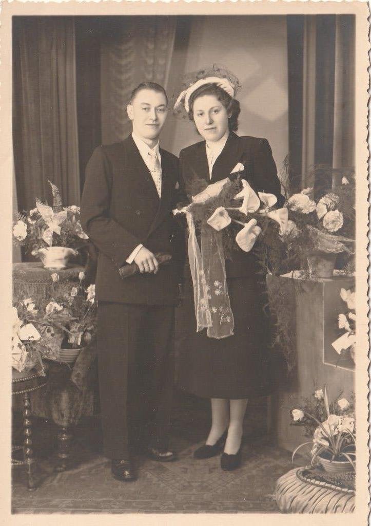fotokaart  -  trouw foto  -, Verzenden, Voor 1940, Zo goed als nieuw