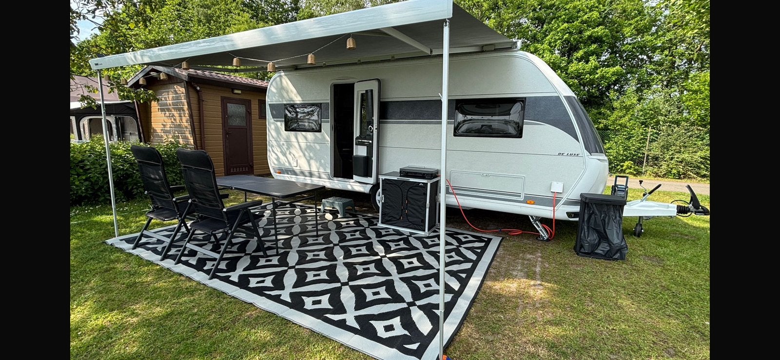 Hobby 540 UL 2026 compleet met mover, airco, omnistoreluifel, 2 aparte bedden, Rondzit, Hobby, 7 tot 8 meter