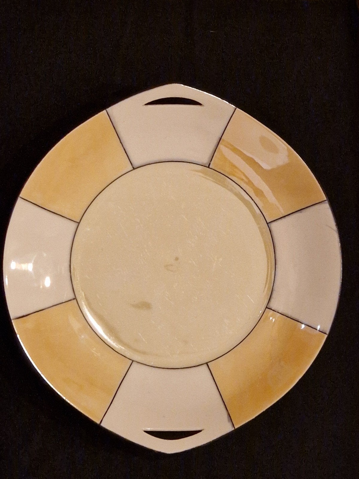 Vintage H.J.C. Bavaria serveerschaal met handvatten, Antiek en Kunst, Ophalen