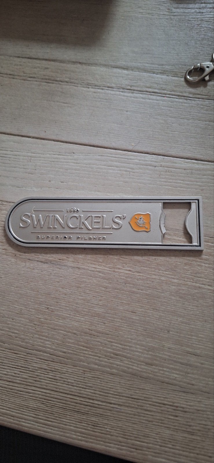 Swinckels bier opener (20826), Verzamelen, Ophalen of Verzenden, Zo goed als nieuw, Flesopener