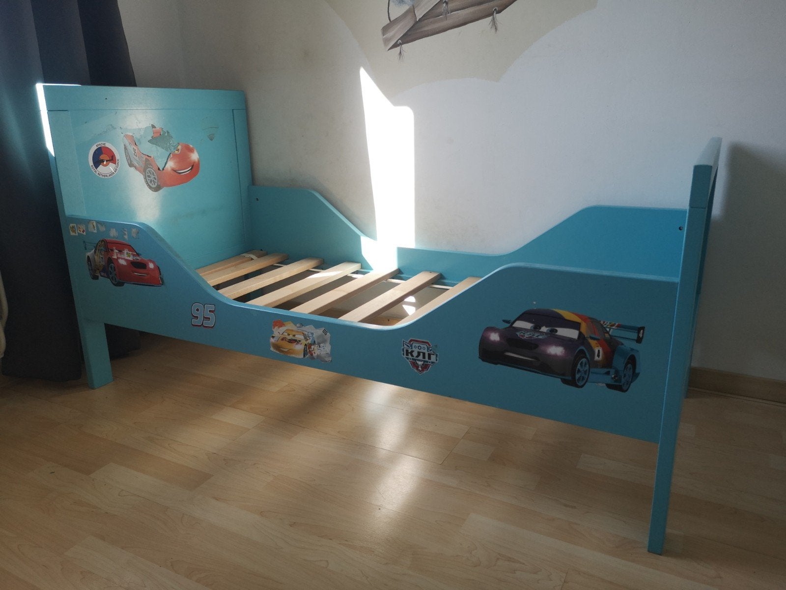 Bopita kinderbed, Ophalen, Gebruikt, Eenpersoons, Blauw