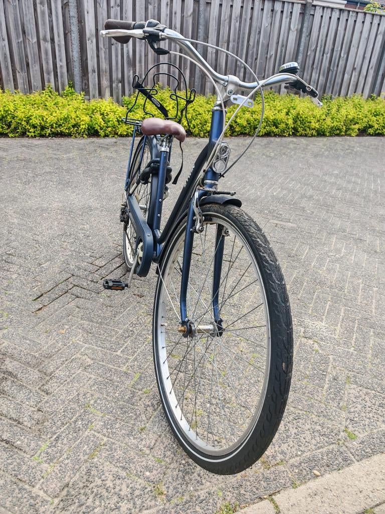 Btwin Elops 120 Stadsfiets Dames - Zo goed als nieuw, Fietsen en Brommers, Fietsen | Dames | Damesfietsen, Terugtraprem, Versnellingen