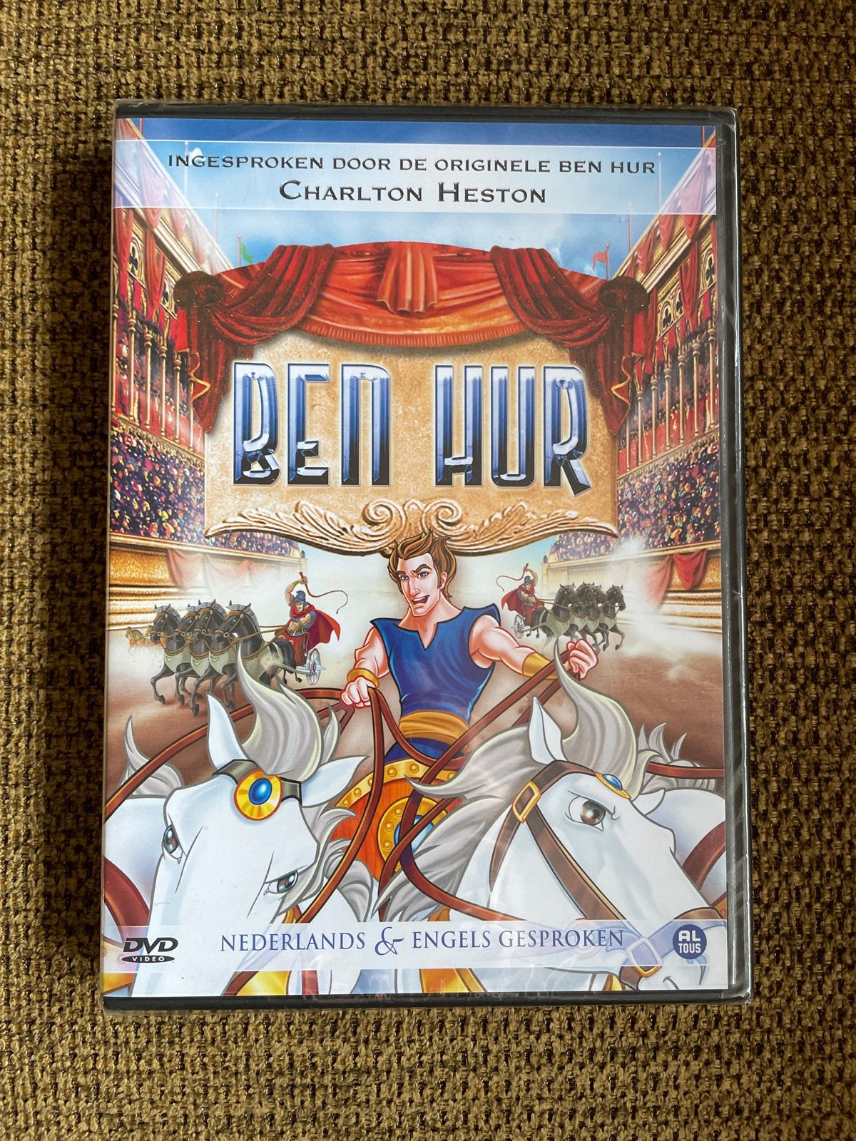 Ben Hur - dvd nieuw!!, Alle leeftijden, Nederlands, Actie en Avontuur, Nieuw in verpakking