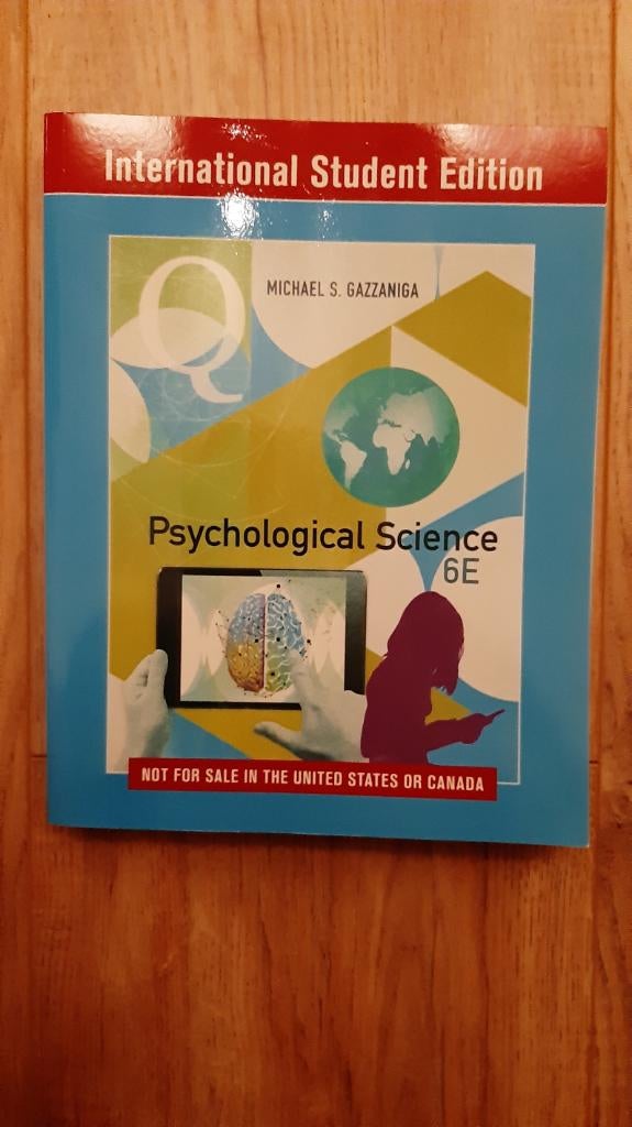 Psychological Science, Ophalen of Verzenden, Alpha, Zo goed als nieuw, WO