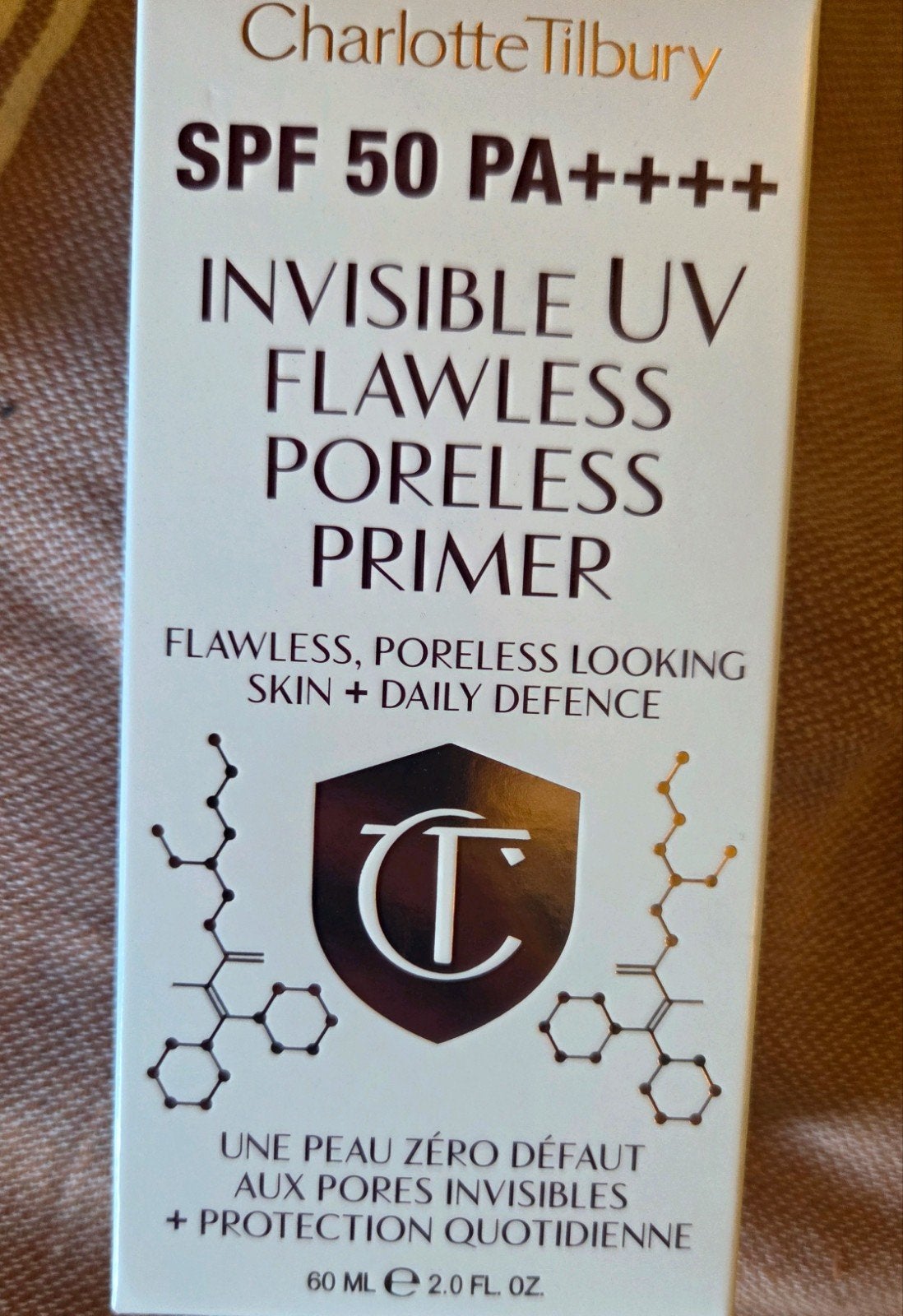 Charlotte Tilbury Flawless Poreless Primer spf50 - 60ML, Verzenden, Nieuw, Gehele gezicht