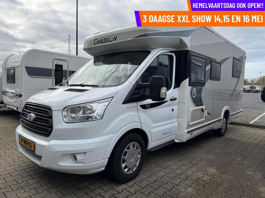 Chausson 758 TITANIUM AUTOMAAT, QUEENSBED, HEFBED, 20396 KM, Automaat, Diesel, Elektrische ramen, Airbags