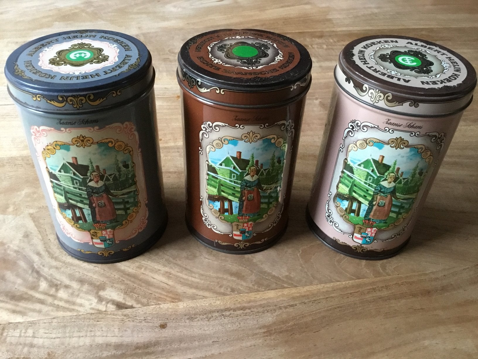 Albert Heijn blikken., Ophalen of Verzenden, Zo goed als nieuw, Overige