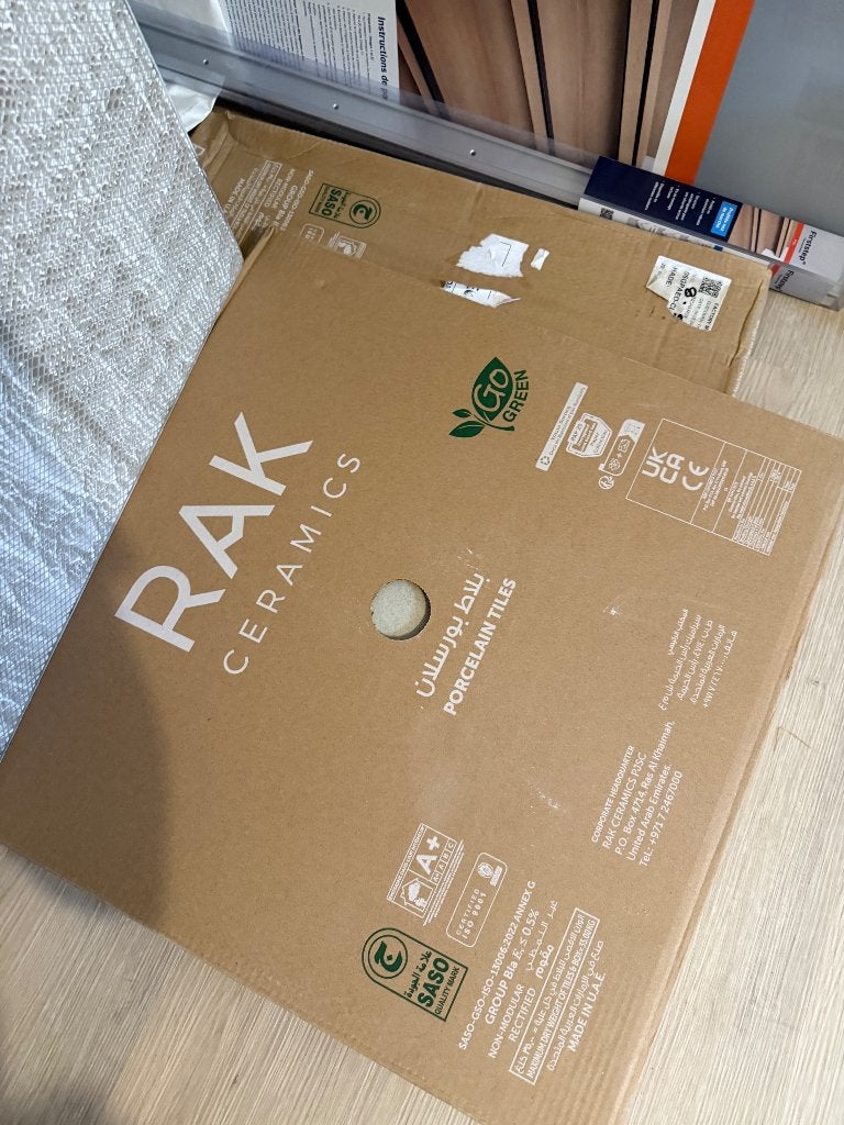 Sanitair tegels 60x60, Ophalen, 60 cm of meer, Keramiek, Nieuw