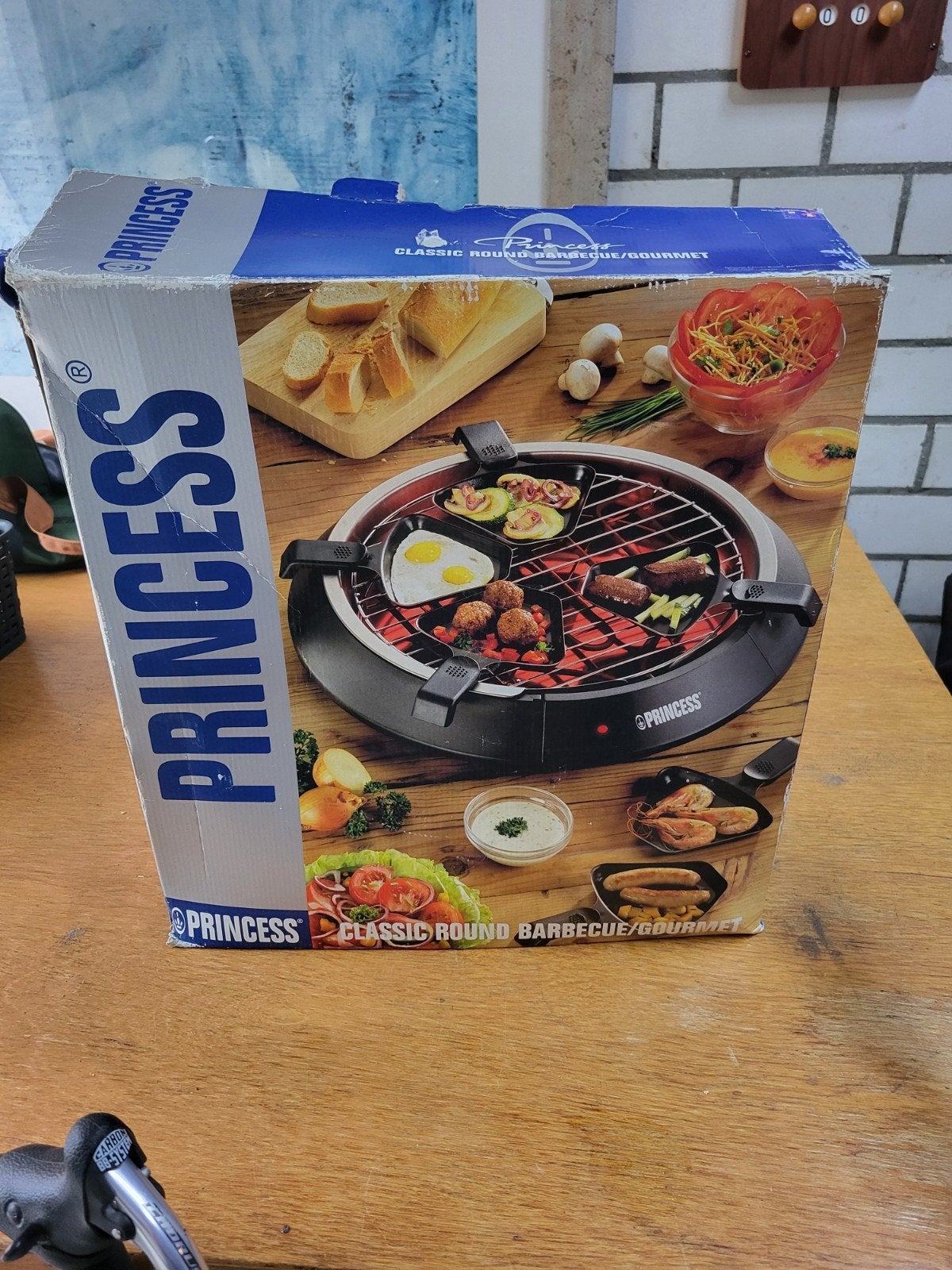 Princess Classic Round Barbecue/Gourmet Type 2237/38, Tuin en Terras, Ophalen, Zo goed als nieuw, Princess