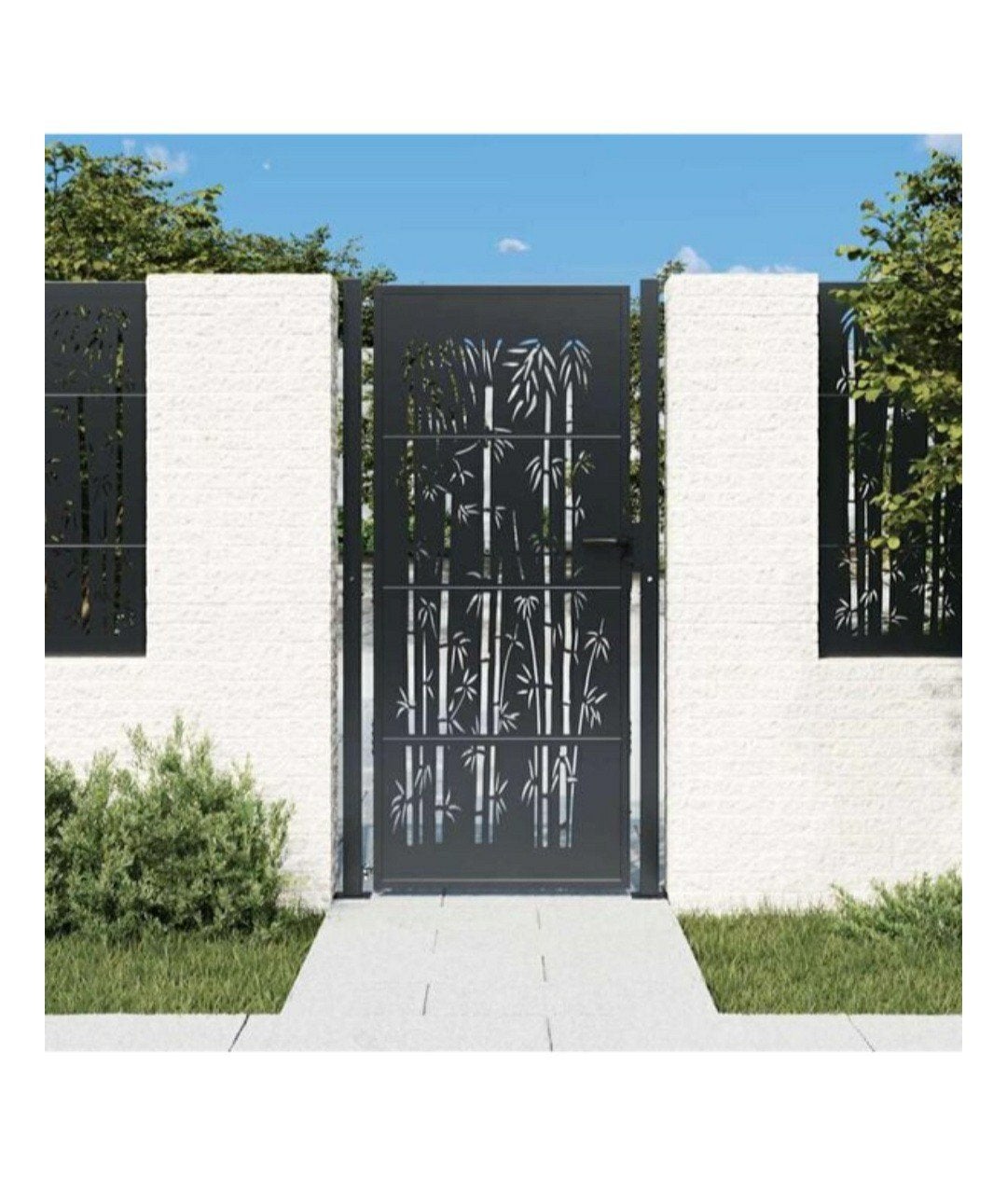 metalen poort 100x200 cm, Ophalen, Nieuw, IJzer