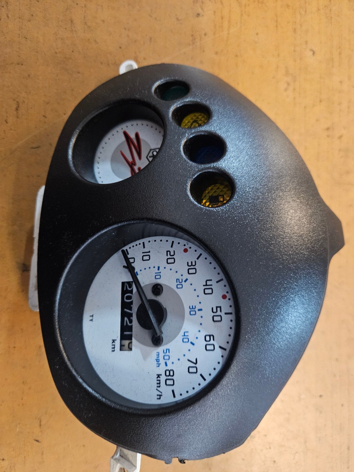 Piaggio Zip teller, Fietsen en Brommers, Ophalen of Verzenden, Gebruikt, Koplamp, Piaggio