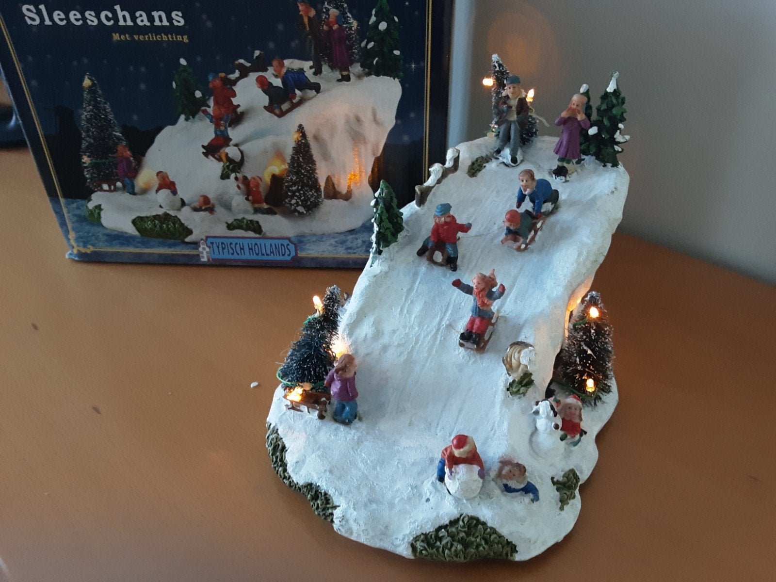 Typisch Hollands kerstdorp Sleeschans kersthuisje kerst, Ophalen of Verzenden, Nieuw