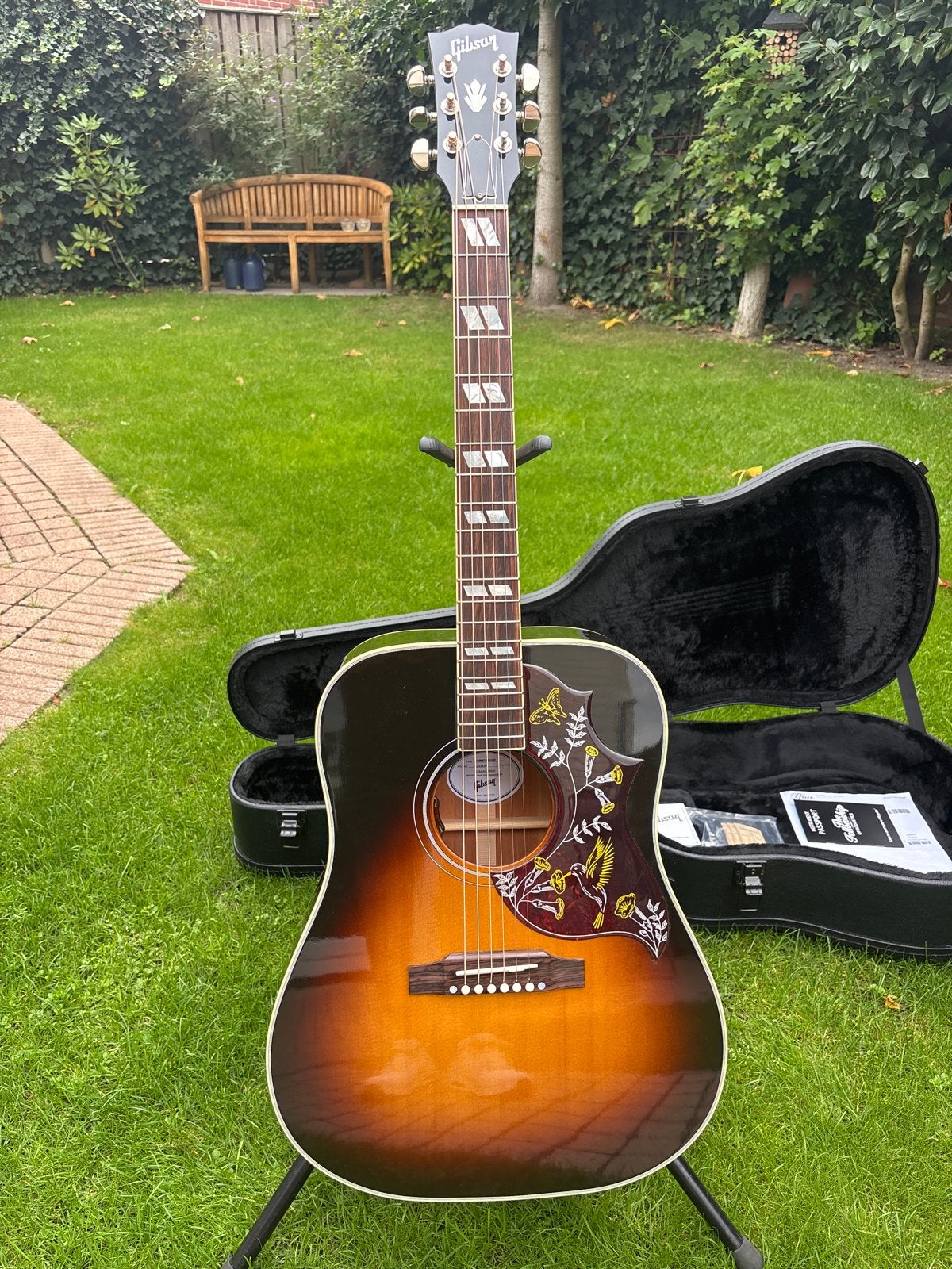 Gibson Hummingbird standard vintage. Onbespeeld!