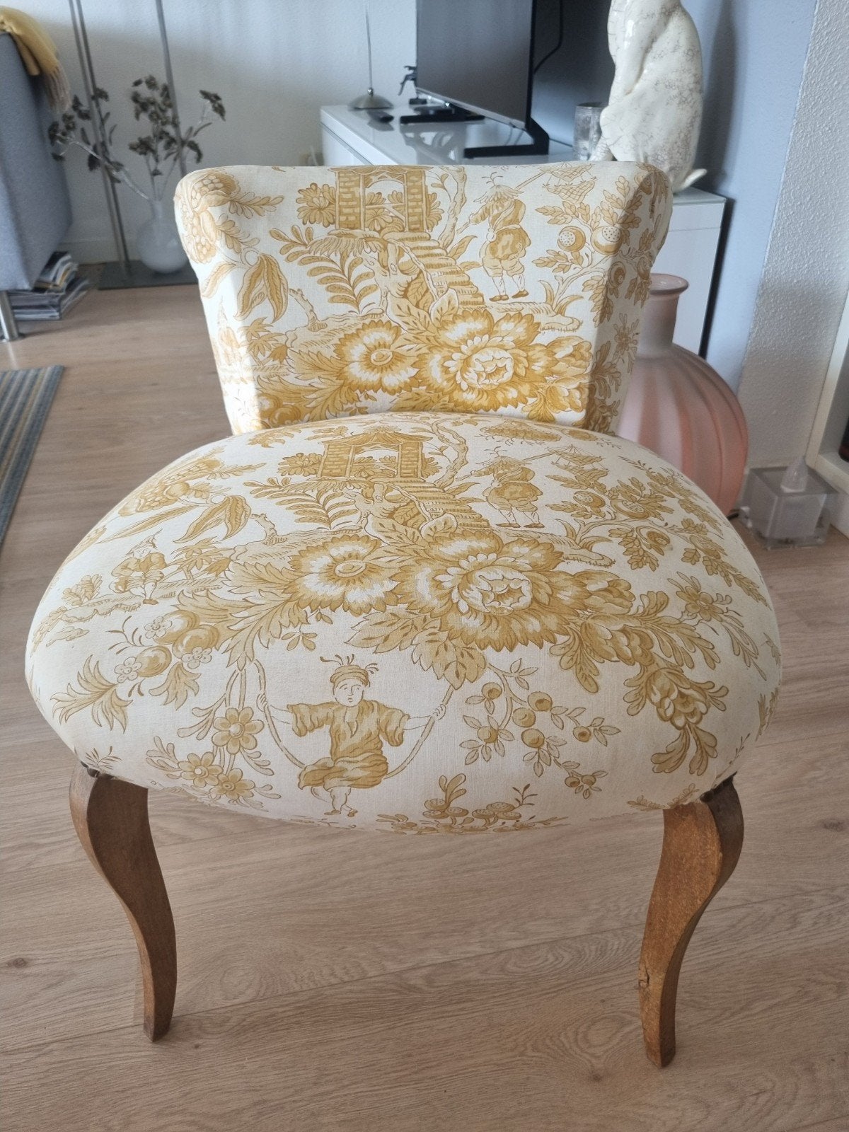 Crapaud fauteuil, tub chair, vintage, Louis XV., Antiek en Kunst, Antiek | Meubels | Stoelen en Banken, Ophalen