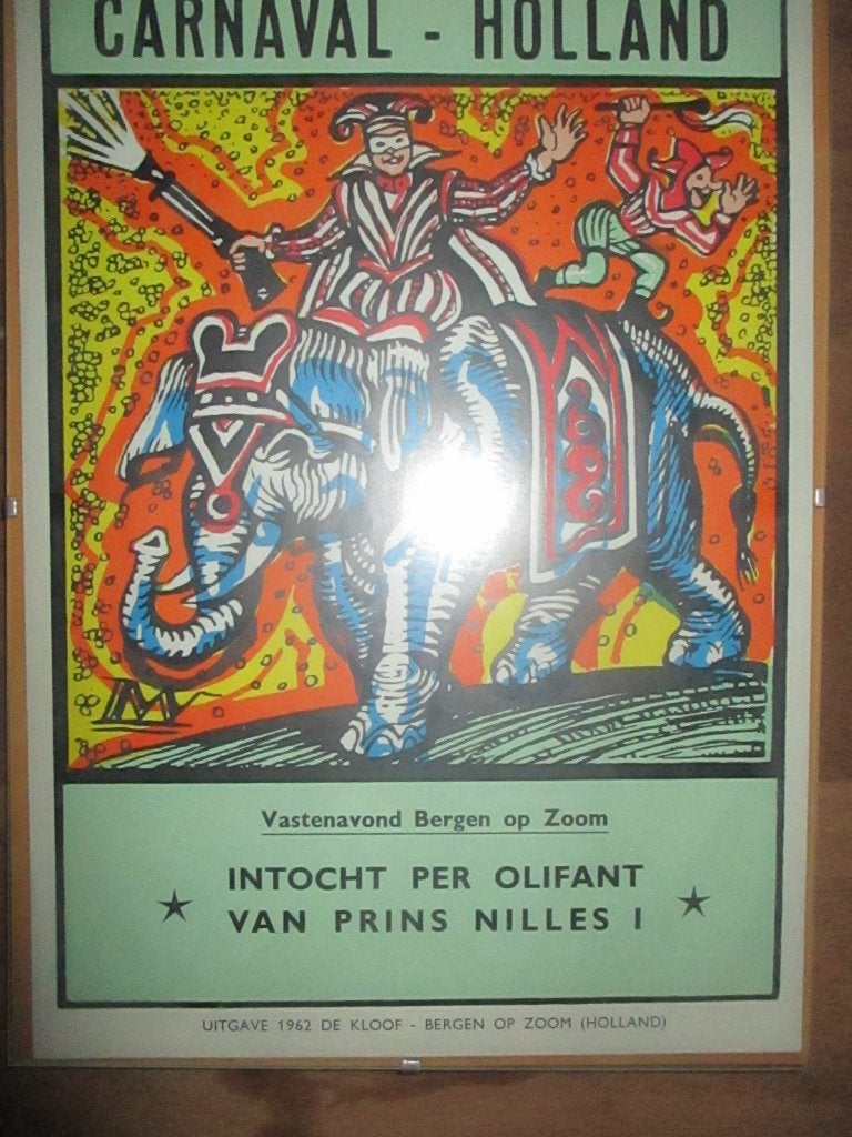 Vastenavend poster . Bieden, Ophalen, A1 t/m A3, Film en Tv