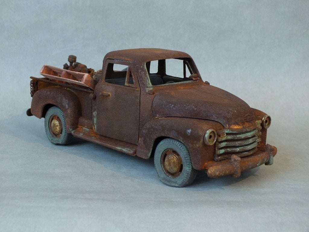 Chevrolet Pickup 1953 schuurvondst 1:18, Ophalen of Verzenden, Gebruikt, Overige merken