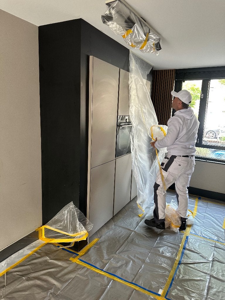 Latex spuiten van muren en plafonds TONY ONDERHOUD