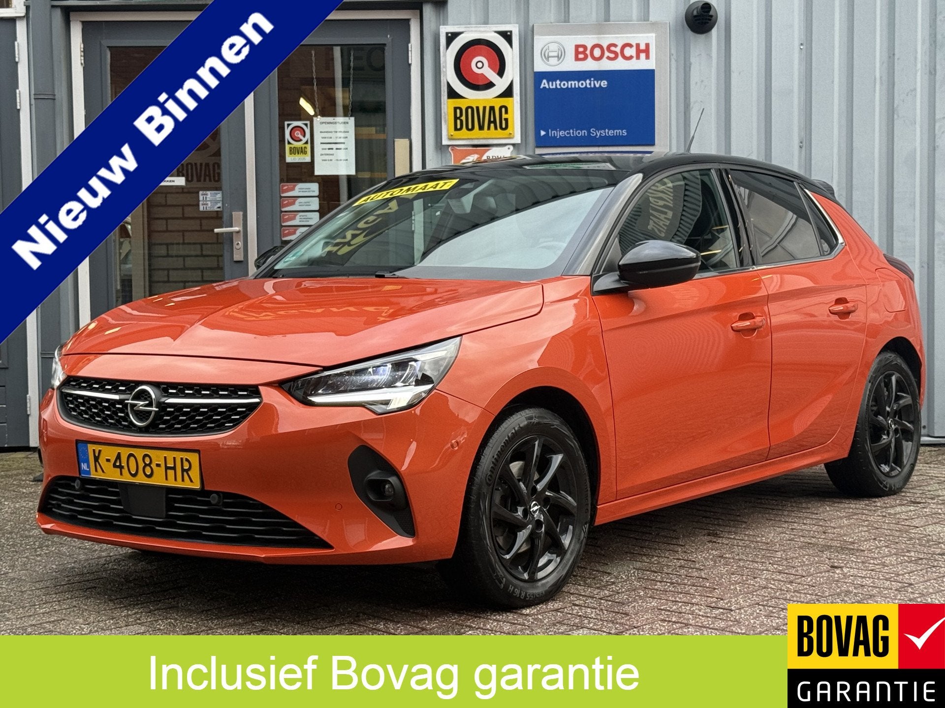 Opel Corsa 1.2 Elegance. | AUTOMAAT | CAMERA | CARPLAY | STO, Auto's, 101 pk, Gebruikt, Leder en Stof, Origineel Nederlands