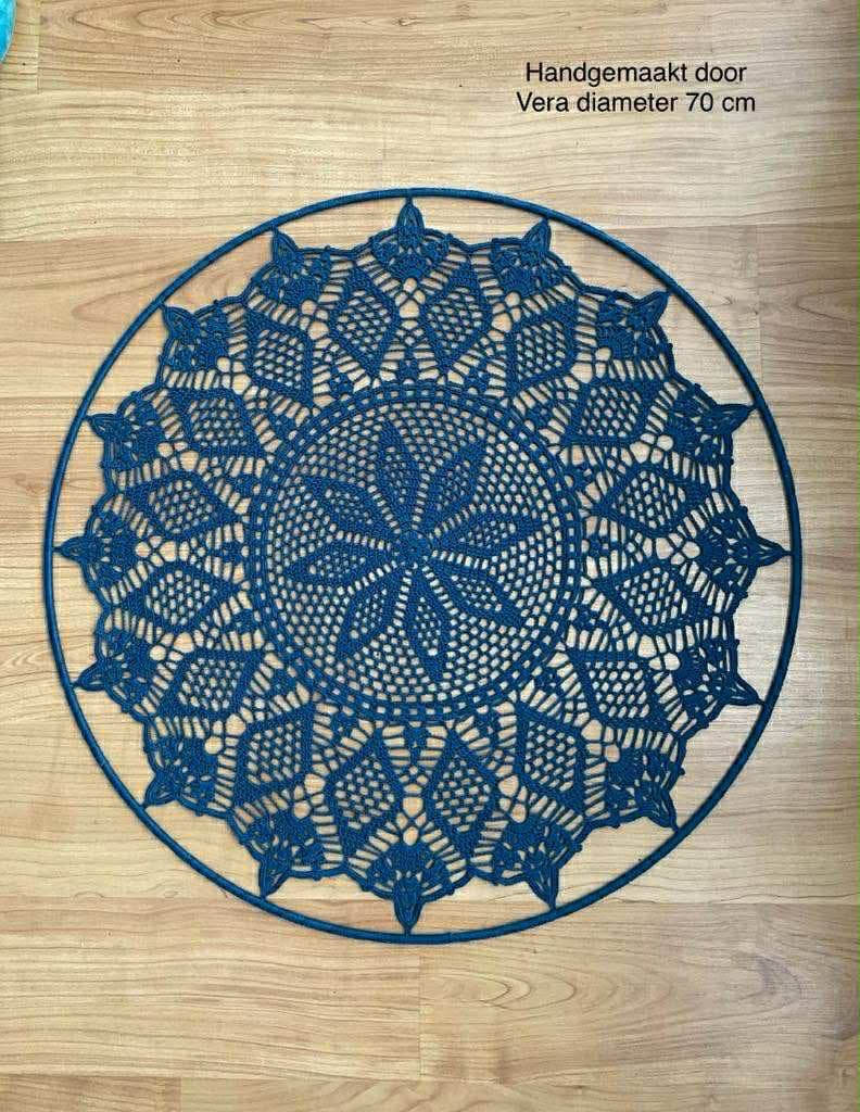 Mooie handgemaakte mandala met een diameter van 70 cm, Ophalen, Nieuw