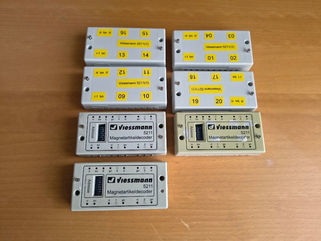 Viessmann 5211 wisseldecoder, Overige merken, Gebruikt, Gelijkstroom, Overige typen