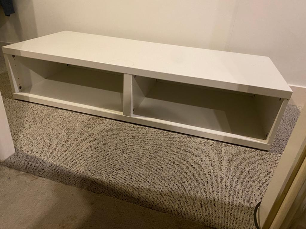 Witte Ikea Besta kast - Veelzijdig en functioneel, Ophalen, 100 tot 150 cm, Zo goed als nieuw, Minder dan 100 cm