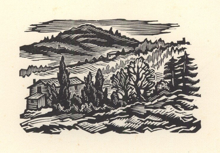 1759 Ex Libris Nederland : Thijs Mauve, z.j., Verzenden, Ex libris