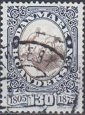 Denemarken- OOI-12- 1975-Ooievaar- H.C. Andersen- Sprookje-G, Verzenden, Denemarken, Gestempeld