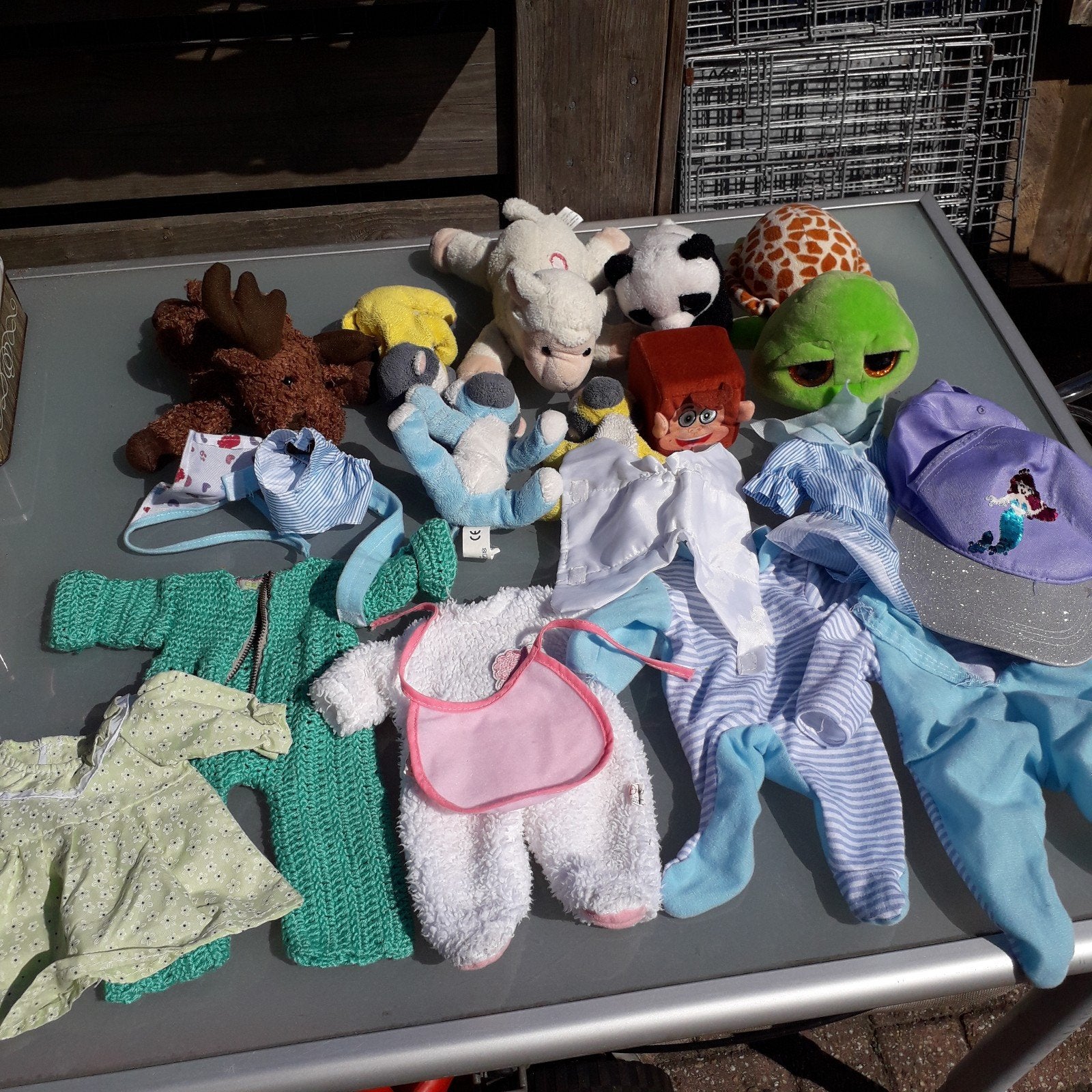 Knuffels, pet en poppenkleertjes, Ophalen, Gebruikt, Aap, Met kleding of accessoire