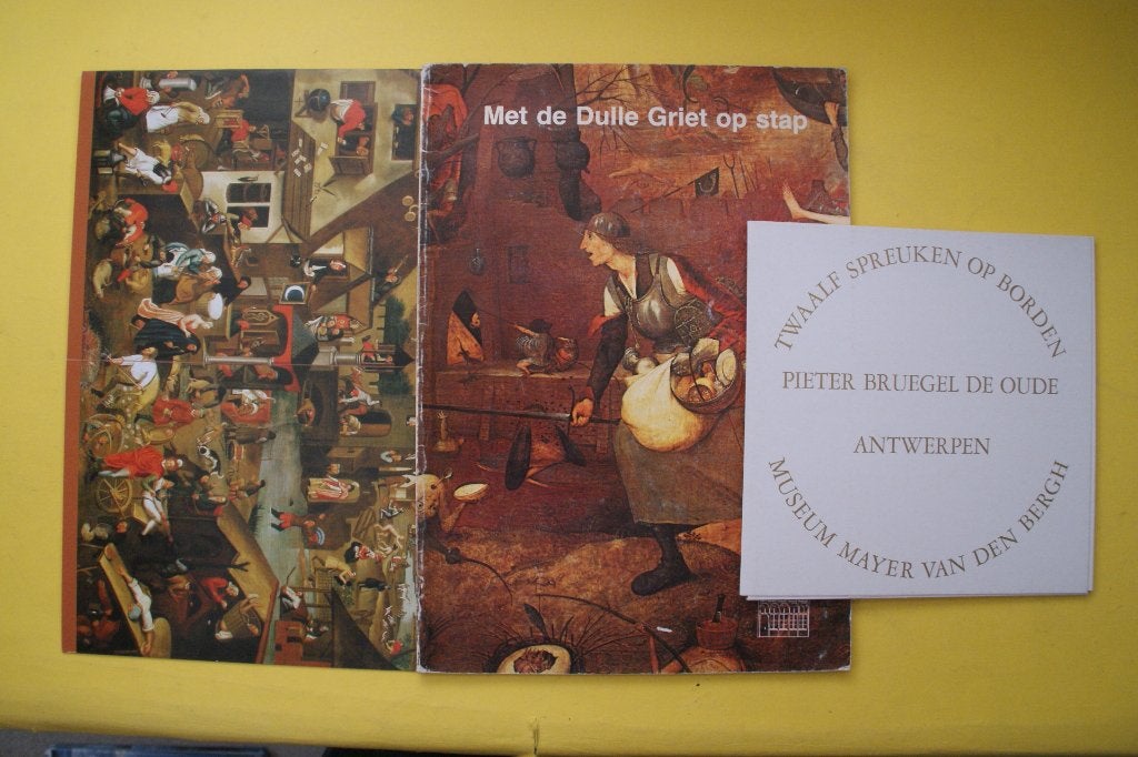 Pieter Bruegel de Oude : 12 spreuken op borden + Spreekwoord, Ophalen of Verzenden, Zo goed als nieuw