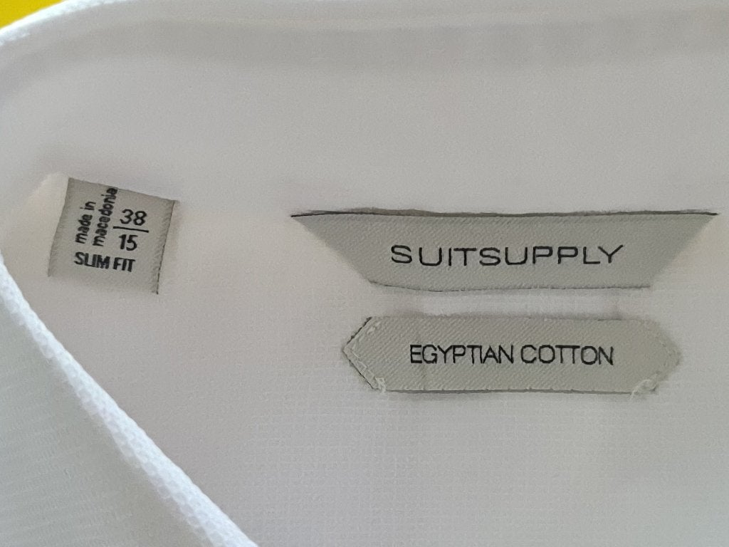 Nieuw Suitsupply Overhemd met witte kleur maat 38, Verzenden, Halswijdte 38 (S) of kleiner, Wit, Nieuw