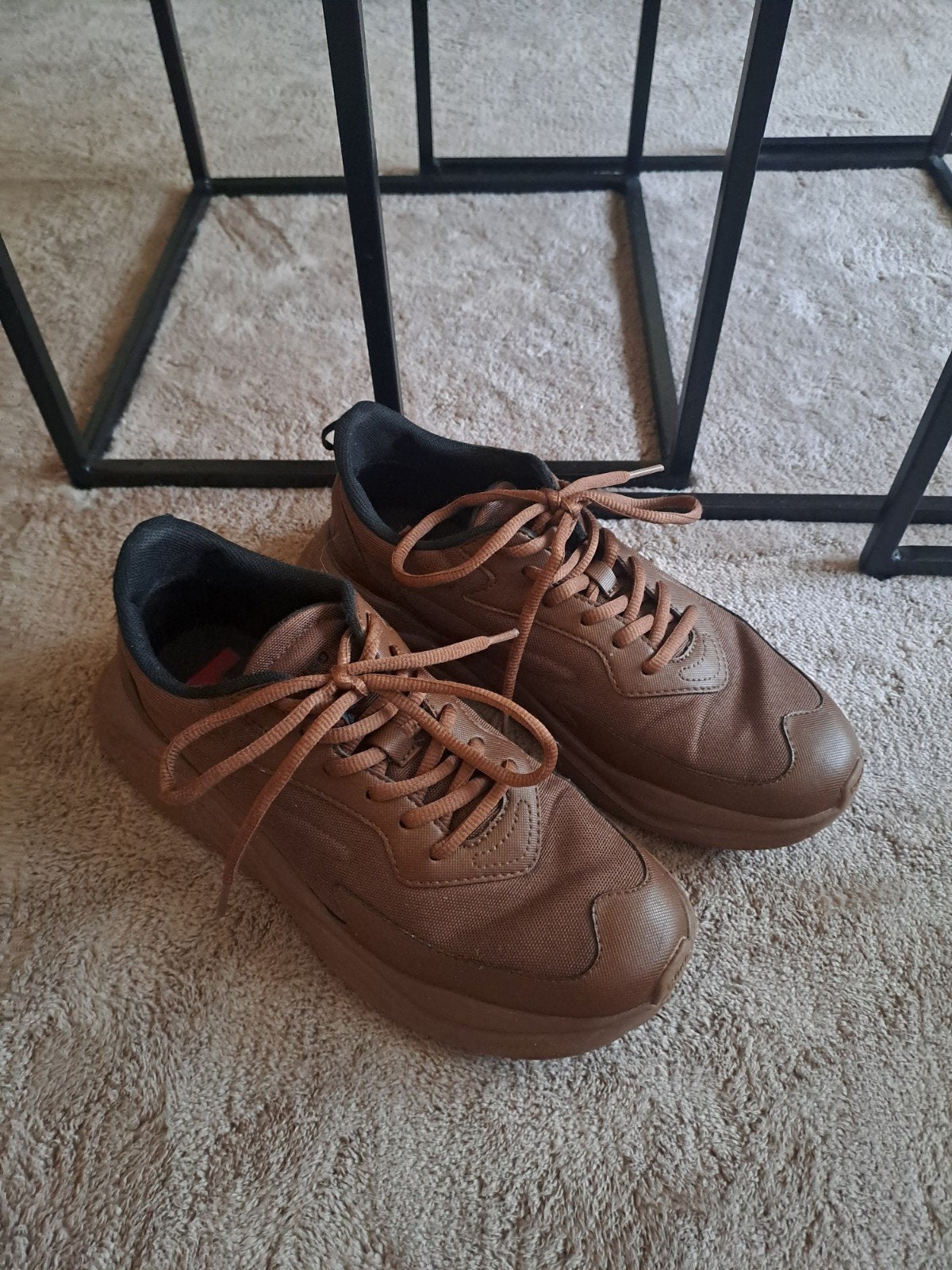 HUGO Boss Schoenen Zgan!, Bruin, Ophalen of Verzenden, Hugo Boss, Sneakers of Gympen