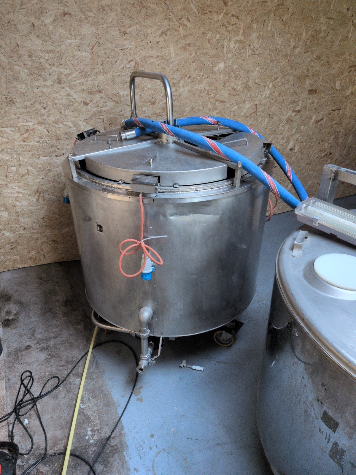 Compleet 300L Brouwsysteem met 500L H/K Water & Fermenter, Ophalen