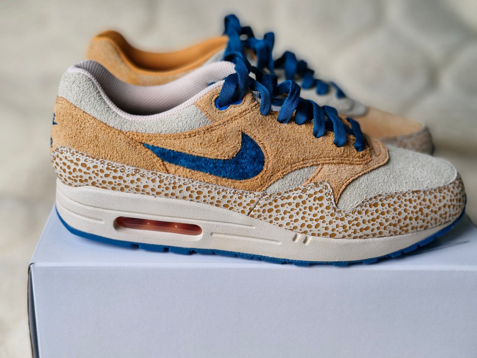 Nike air max 1 id Safari 44, Nike air max, Overige kleuren, Nieuw, Ophalen of Verzenden