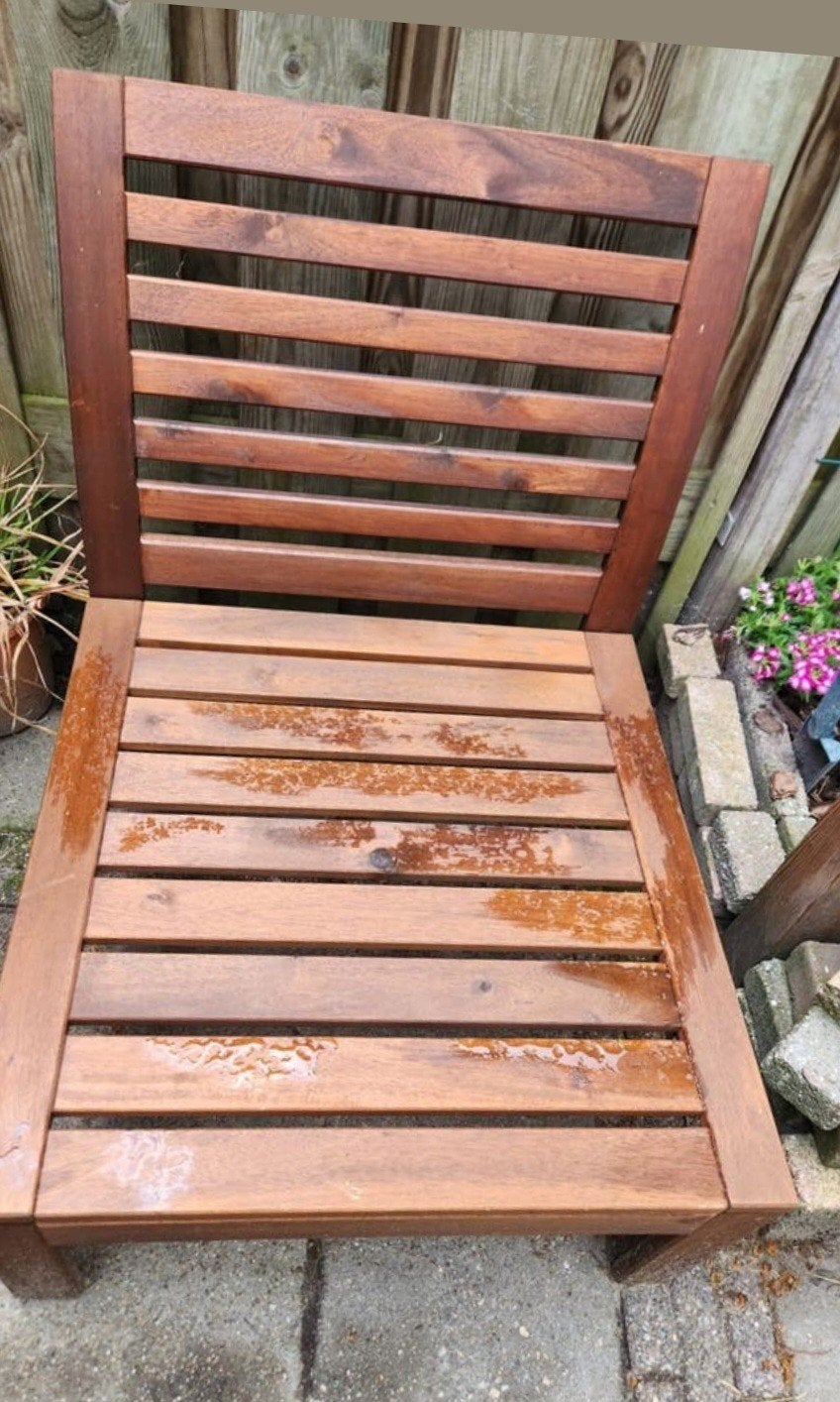 Applaro lounge bank gedeelte, Ophalen, Gebruikt, Hout