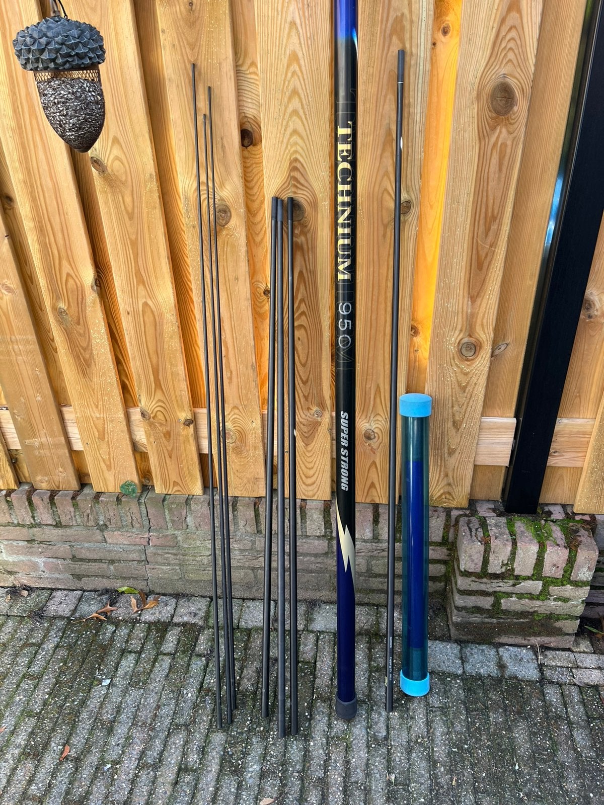 Shimano Technium 9.5 M SuperStrong pack, Ophalen, Vaste hengel