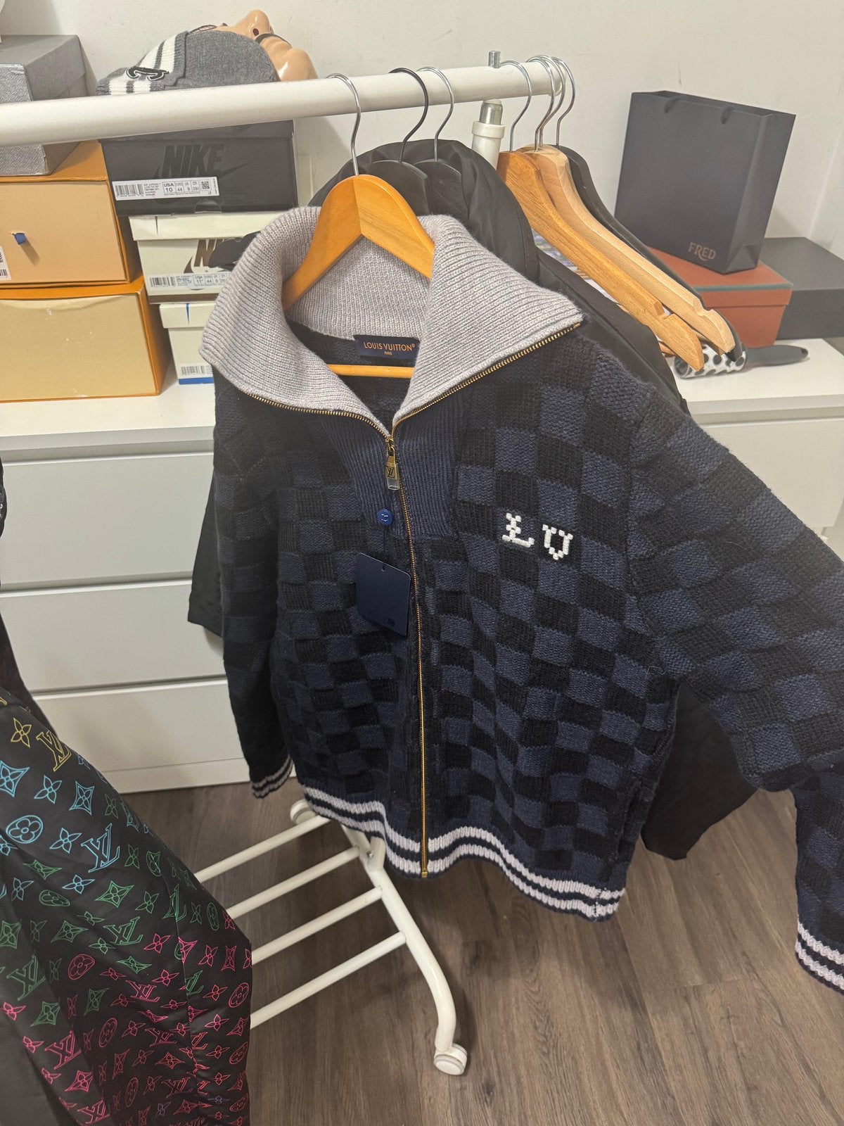 Louis Vuitton Damier Knit Blouson, Ophalen of Verzenden, Nieuw